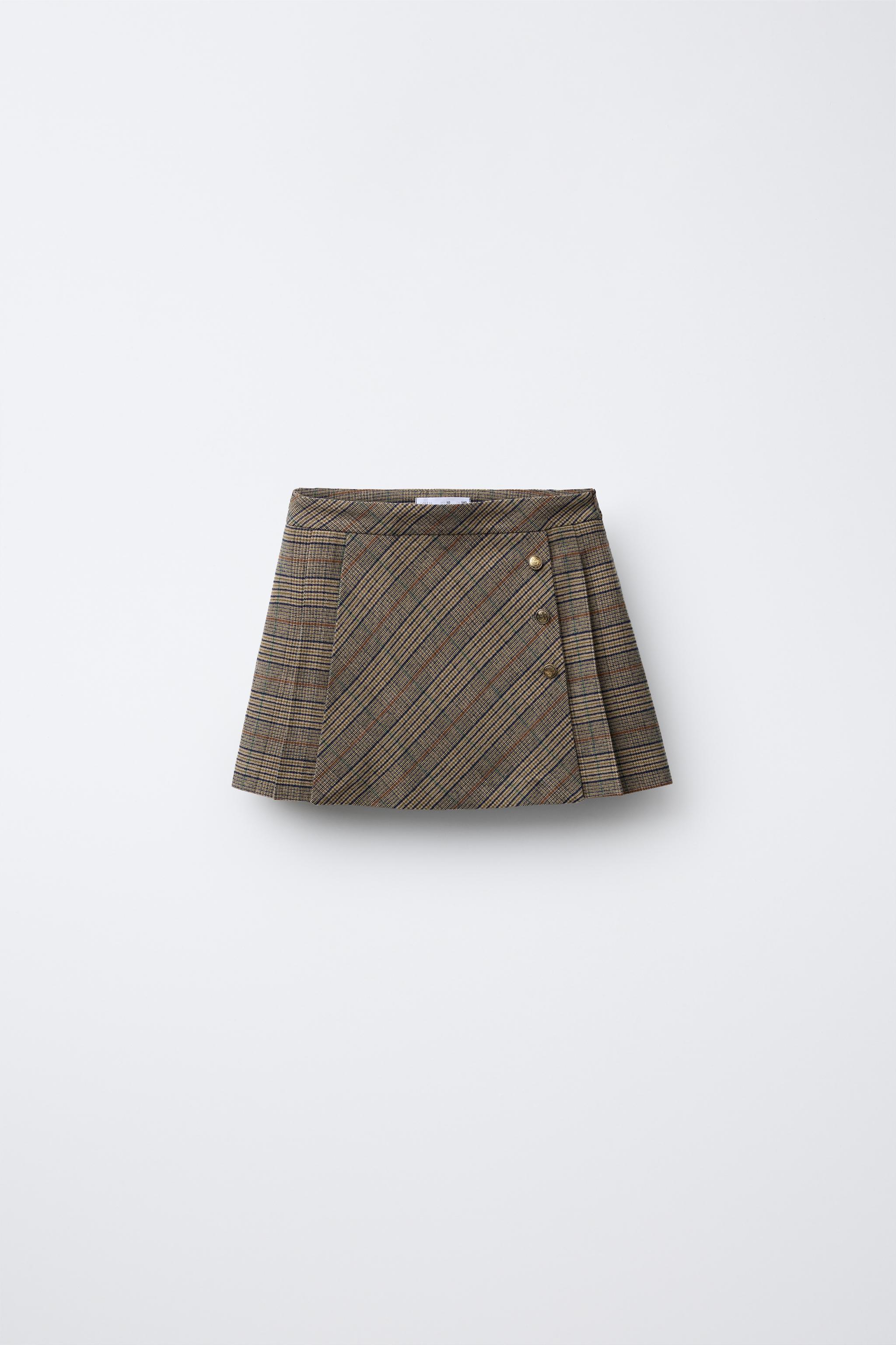 PLAID SKORT